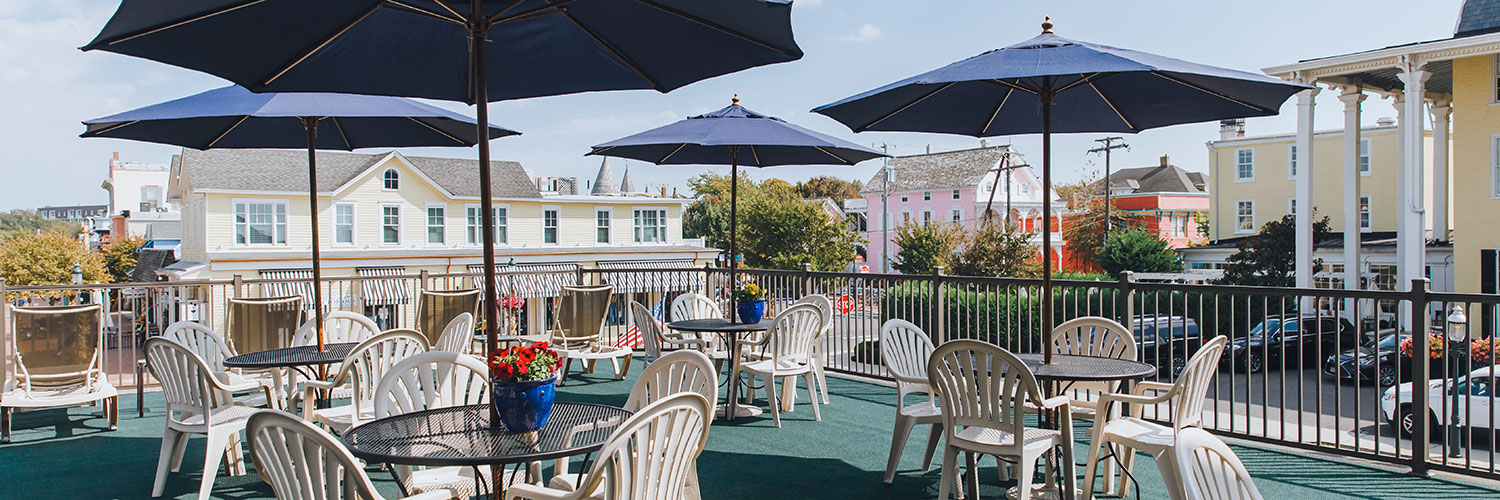 The Sun Deck at the Victorian Motel